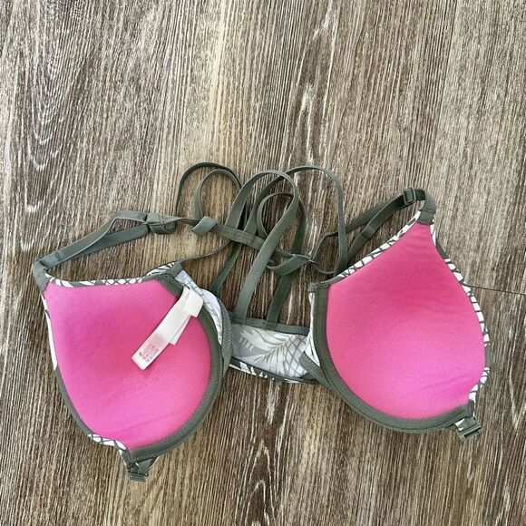 Victoria’s Secret Wear Everywhere push up green pineapple bra - Picture 8 of 10